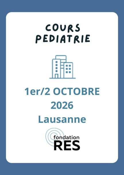 Cours Pédiatrie 2026 -2- Lausanne - Formations