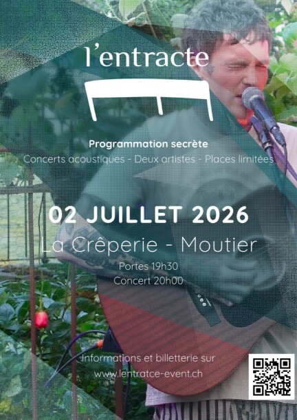 L'Entracte à La Crêperie - Concerts - La Crêperie