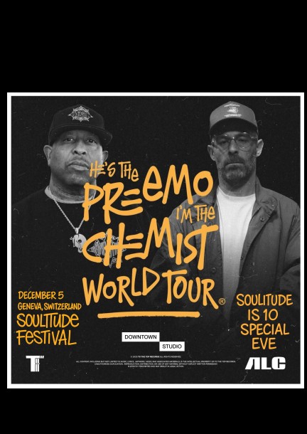 SOULITUDE is 10 : DJ PREMIER & ALCHEMIST - 150 tickets only - Concerts