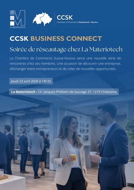 CCSK Business Connect – Soirée de réseautage chez La Materiotech - Conferences - La Materiotech