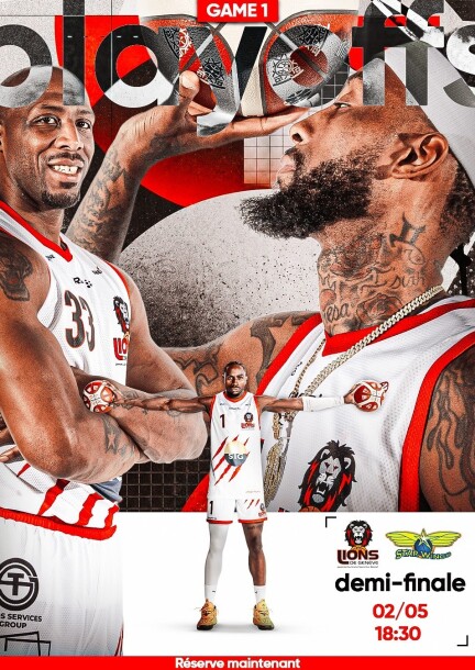 Playoffs 2025 - 2026 | 1/2 de finale | Game 1 | Lions de Genève vs. BBC Nyon - Sport - Le Pommier