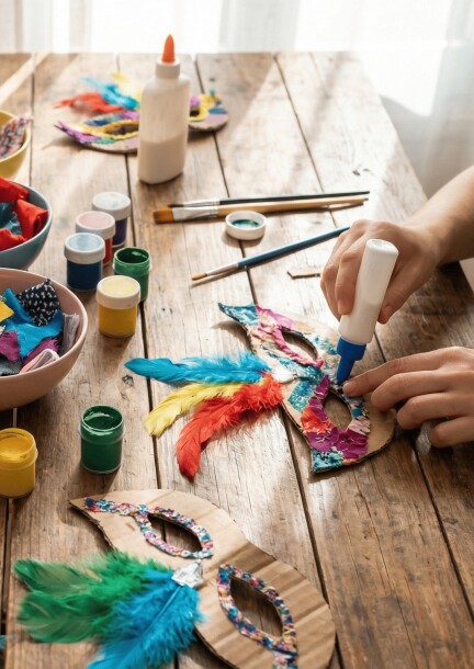 Atelier intergénérationnel : masques en upcycling - Ateliers et stages
