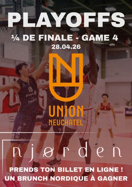 Pully Lausanne Foxes vs Union Neuchâtel - 28.04.26 - 1/4 Finale - Game 4 - Sport - Vallée de la jeunesse