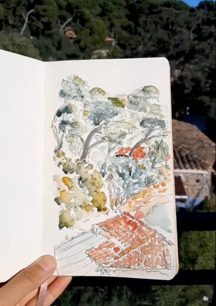 Stage croquis aquarelle - Ateliers et stages - La Turbulente