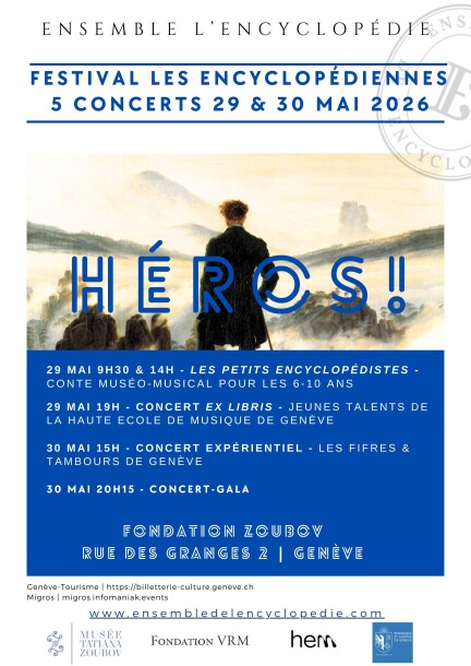 Festival Les Encyclopédiennes - Concert Expérientiel - Musique classique - Fondation Musée Zoubov