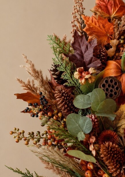 Atelier adulte création d'une couronne de porte automnale - Ateliers et stages - Garden Centre Schilliger