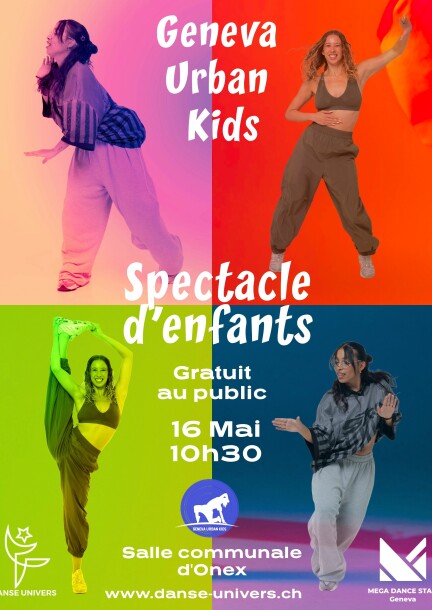 Spectacle d'enfants Urban Kids - Danse - Salle Communale d'Onex