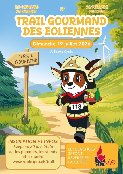 Trail gourmand des éoliennes - Sport - Parc du collège de la Gare à Sainte-Croix