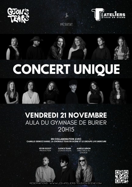 CONCERT UNIQUE - En collaboration avec Gjon's Tears - Concerti