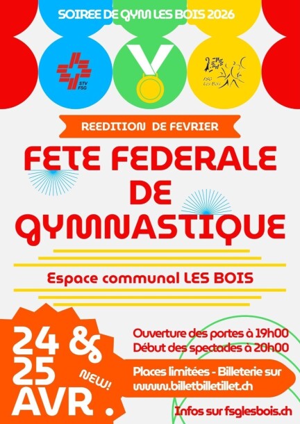 Soirée de gym 2026 - Cultura e spettacoli