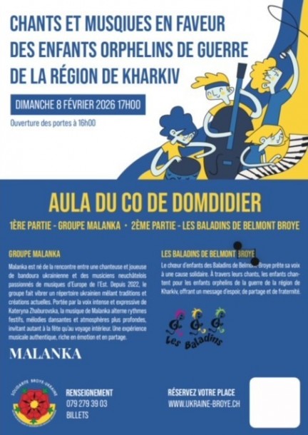 Concert Solidarité Broye-Ukraine - Concerts