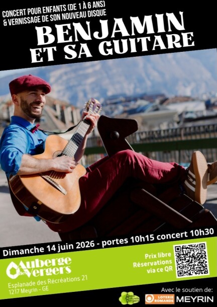 BENJAMIN ET SA GUITARE - Chansons pour enfants dès 1 an - Family
