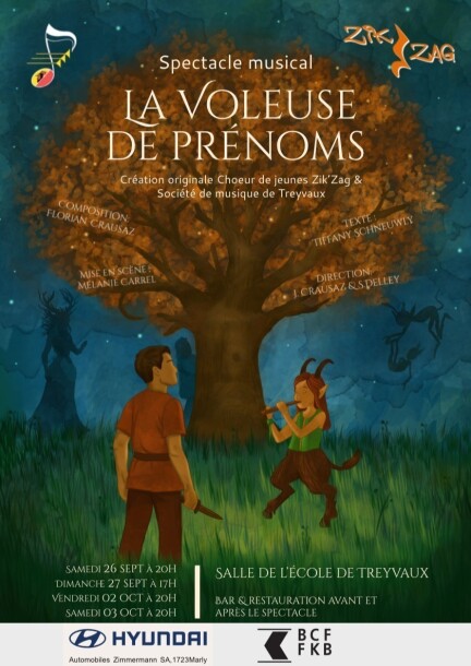 Spectacle musical La Voleuse de prénoms - Kultur und Spektakel - Salle de la grande école