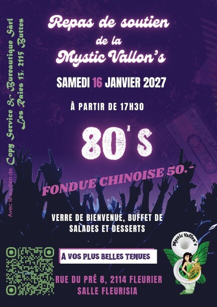 La Mystic années 80s - Kultur und Spektakel - Salle Fleurisia