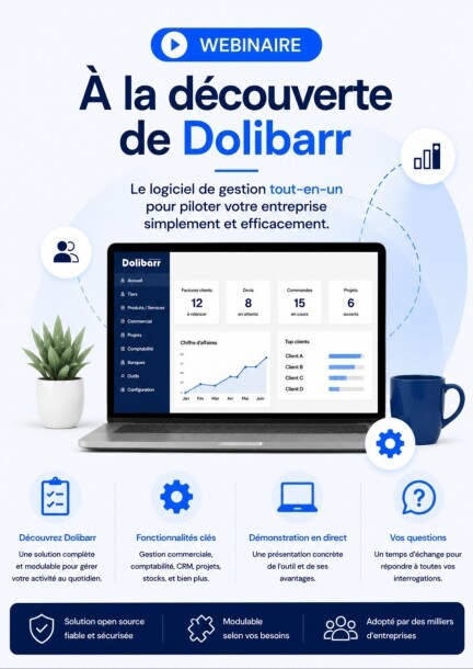 À la découverte de Dolibarr - Workshops und Praktika