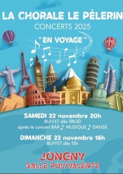 Soirées 2025 - Chorale Le Pèlerin - Concerti