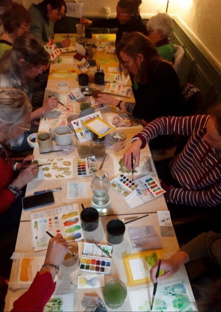 Cycle aquarelle et croquis - Ateliers et stages - La Turbulente