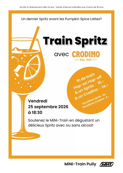 Train Spritz avec Crodino - Festivals - MiNi-Train Pully