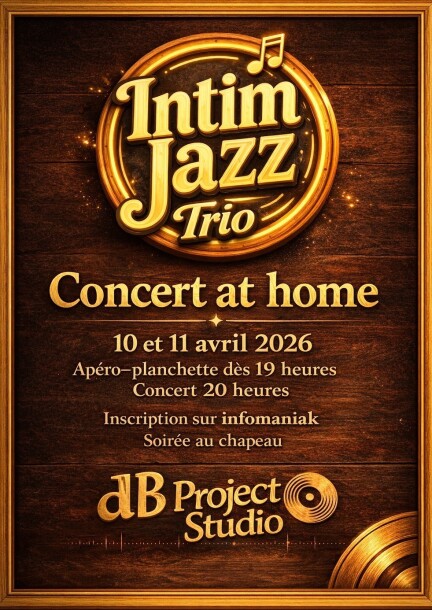 Concert IntimJazz Trio at home - Concerts