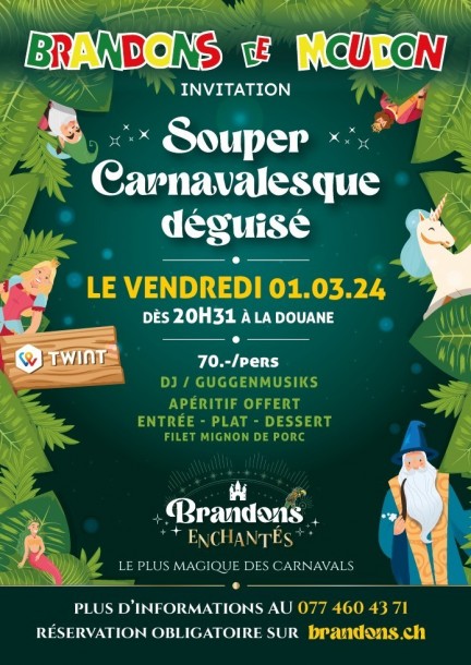Souper Carnavalesque, vendredi 1 mars 2024 - Cultura e spettacoli