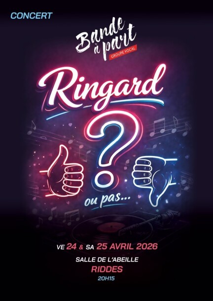 Concert Groupe Vocal Bande à part - Concerts - Salle de l'Abeille