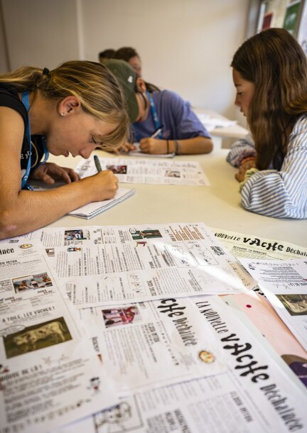 Atelier semaine Petit reporter, La Vache déchaînée - Festivals