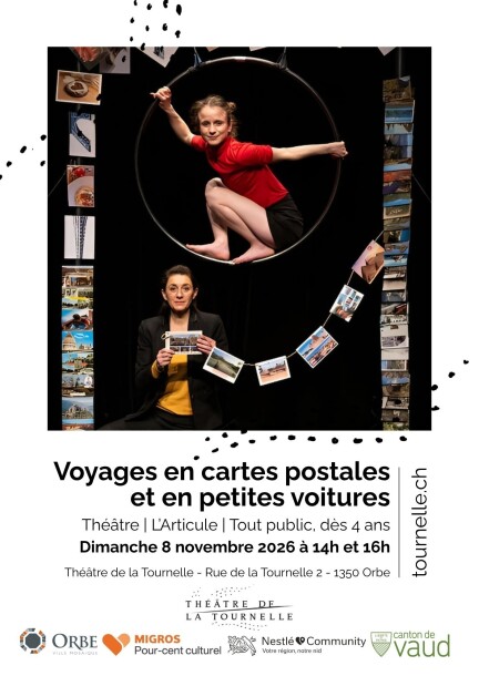 Voyages en cartes postales et en petites voitures - Théâtre et arts vivants - Théâtre de la Tournelle