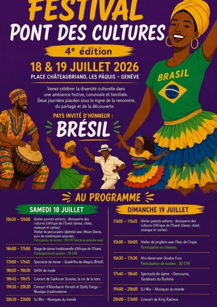 FESTIVAL PONT DES CULTURES - Festivals - Place de Chateaubriand