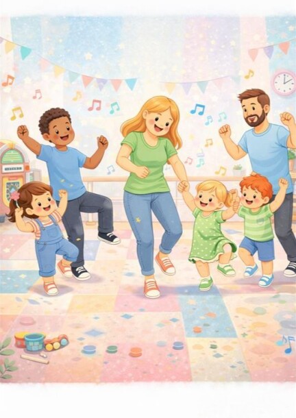 [2-3 ans] Danse en duo Parents-Enfants - Famille - Collège des Perrerets - Salle Dojo-Shõtõkan, Bâtiment D (1er étage)