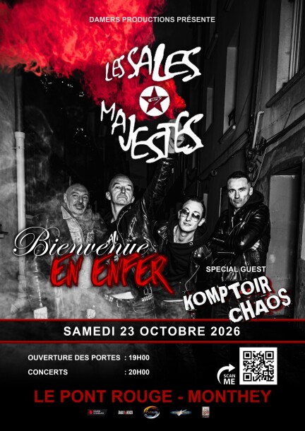Les Sales Majestés + Komptoir Chaos - Conciertos - Pont Rouge