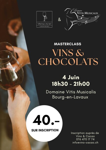 Masterclass Vins & Chocolats - Loisirs - Domaine Vitis Musicalis