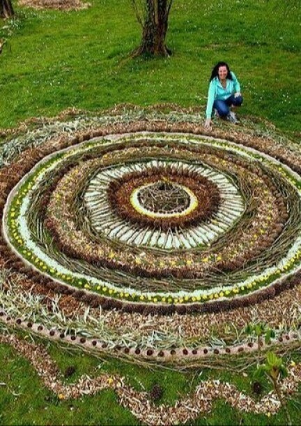"Mandala géant participatif" - Association Ide-ô - Festivals