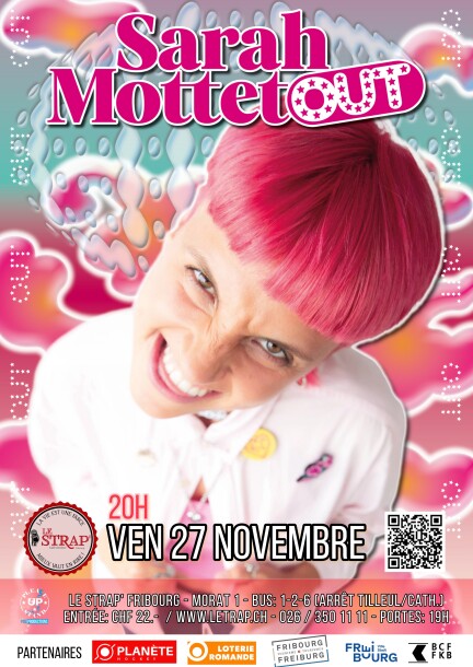 SARAH MOTTET: «OUT» - Umorismo e commedia - LE STRAP'