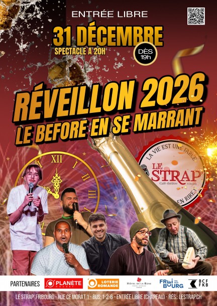 RÉVEILLON 2026, LE BEFORE en se marrant - Humour et comédie