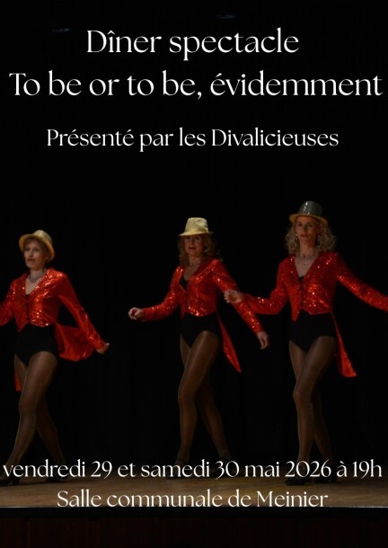 Dîner spectacle les Divalicieuses "To be or to be, évidemment" - Culture et spectacles - Salle communale de Meinier
