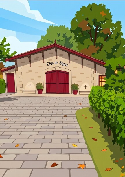 Le Clos de Bigos 'Repas' - Balades et visites - Propriété du Clos de Bigos