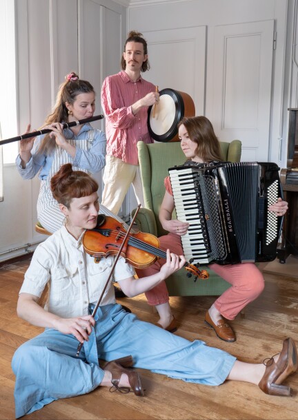 Kumquat – quatuor de musique néo-traditionnelle irlandaise - Concerts - Château de Montcherand