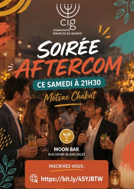 Aftercom - MOON bar - Motsaé Chabbat - Ballo - Moon