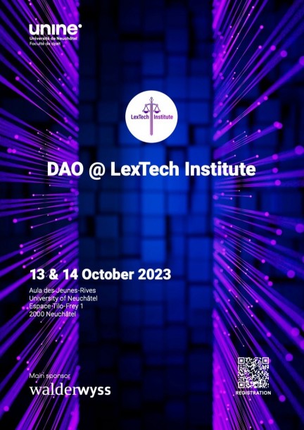 DAO @ LexTech Institute - Konferenzen