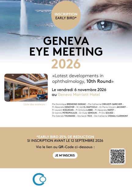 "LATEST DEVELOPMENTS IN OPHTHALMOLOGY ROUND 10" - Conférences - Geneva Marriott Hotel