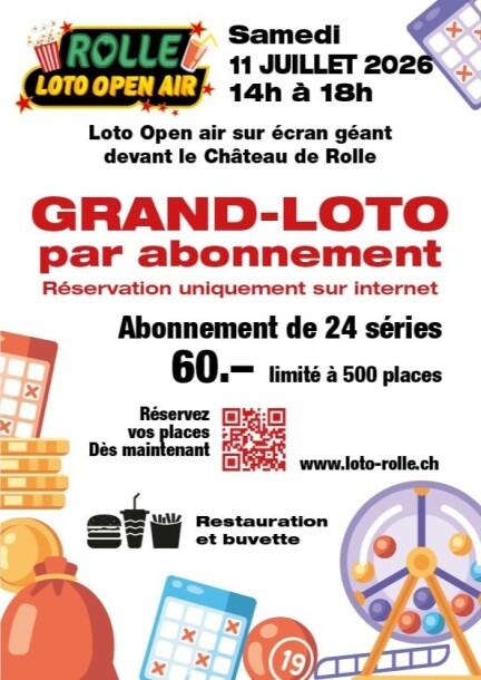 Grand Loto de Rolle 2026 - Pasatiempos