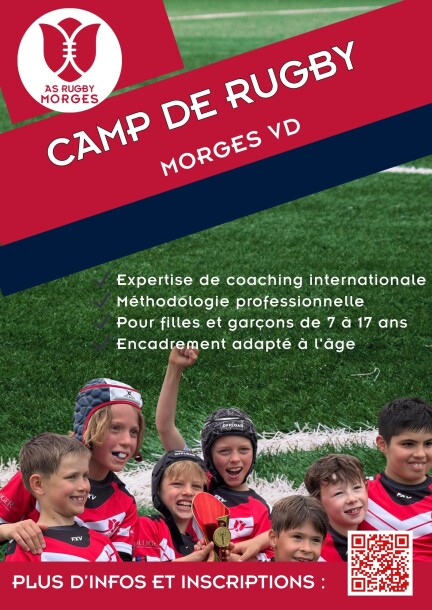 Morges Rugby - Camp d'été - Sport - Parc des Sports à Morges (VD) entre Lausanne et Nyon