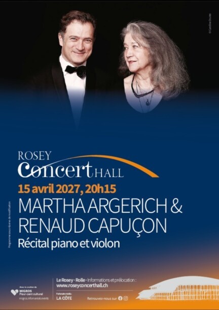 Martha Argerich & Renaud Capuçon - Música clásica - Rosey Concert Hall
