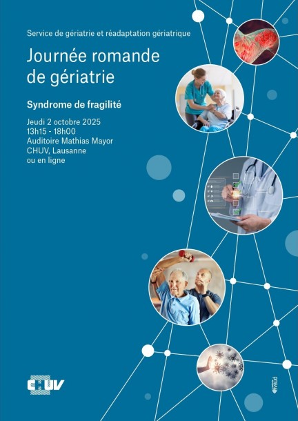 Journée romande de gériatrie 2025 « Syndrome de fragilité » - Conférences