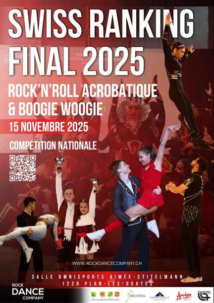 Swiss Ranking Final 2025 de Rock Acrobatique et Boogie Woogie - Sport
