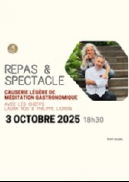 Repas - spectacle 3 octobre 2025 - Culture and shows