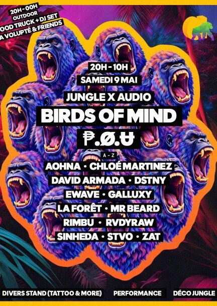 After Jungle X Audio Club - Mai 2026 - Festivales