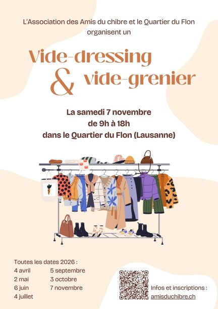 Vide grenier  + vide dressing dans le QUARTIER du Flon 7 novembre 2026 - Svaghi