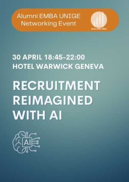 LE RECRUTEMENT REIMAGINE AVEC L'AI - Conférences - Hotel Warwick, Geneva