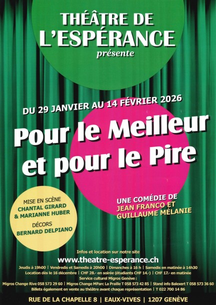 Pour le meilleur et pour le pire - Humour et comédie